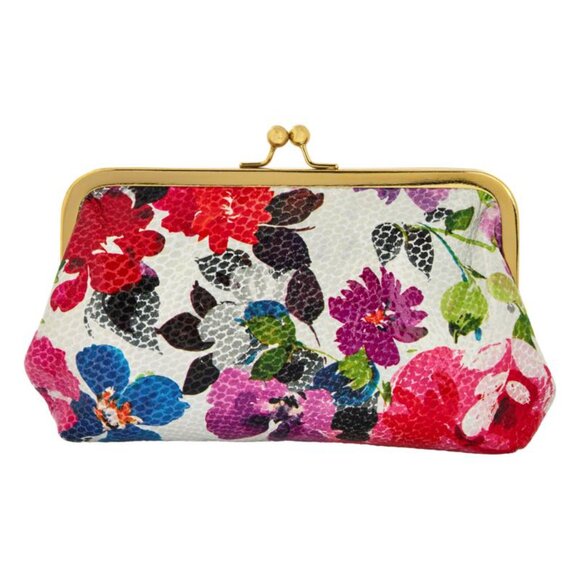 Sharif Legacy Ruched Leather Museum Flap Messenger Bag with Matching Wallet NWT - Picture 2 of 3